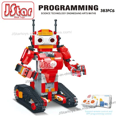 Programmazione APP creativa Robot Stelo Building Block Set Controllo remoto 389PCS Blocchi di mattoni Kit fai da te Apprendimento delle scienze dell'educazione Ingegneria intelligente Giocattoli RC